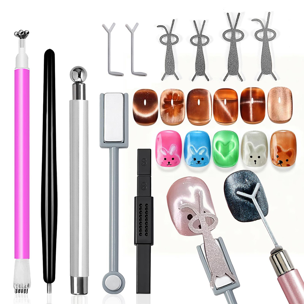 Nail Art Full Color - Juego de 11 imanes para decoración