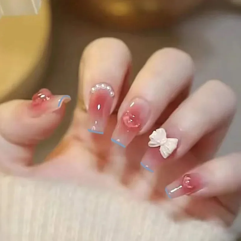 Nail Art Love - 24 unids/set uñas postizas arte arco