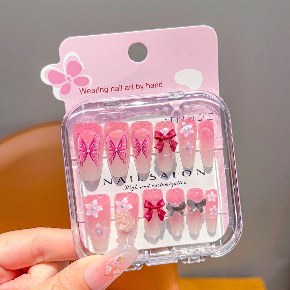 Nuevas uñas postizas de moda c - Nail Art Love reseña y precio