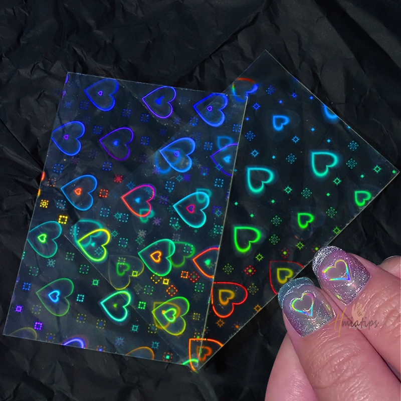 Pegatinas holográficas para uñ - Nail Art Lotso reseña y precio