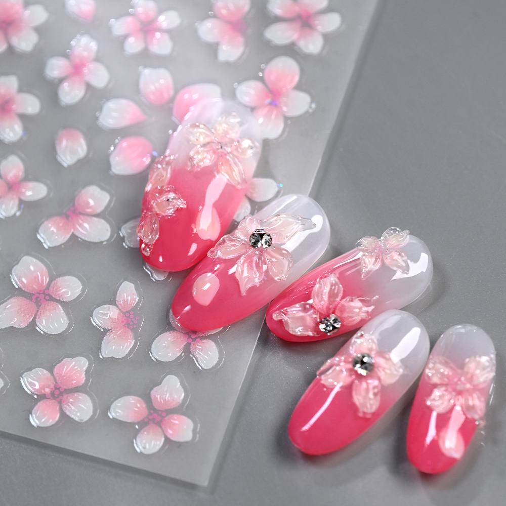 1 unidad de pegatina para uñas - Nail Art Ombre Pink reseña y precio