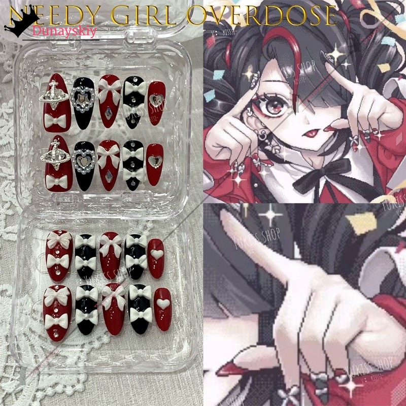 YiNuo*/Needy Girl Overdose Jir - Nail Art Nail Art reseña y precio