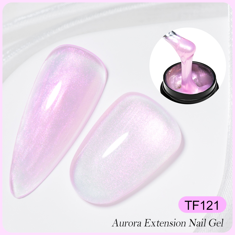6 unids/set Aurora extensión d - Nail Art Ombre Pink reseña y precio