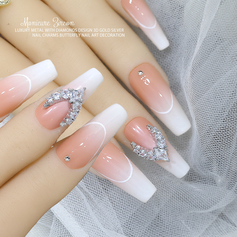 3 uds. De circonita brillante  - Nail Art Lotso reseña y precio