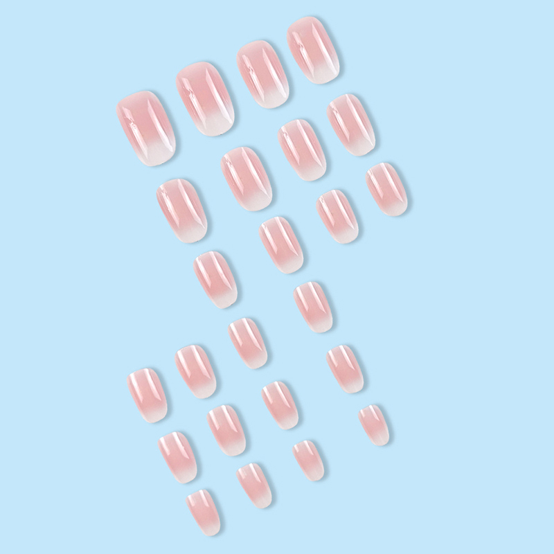 24 Uds. De uñas postizas ovala - Nail Art Ombre Pink reseña y precio