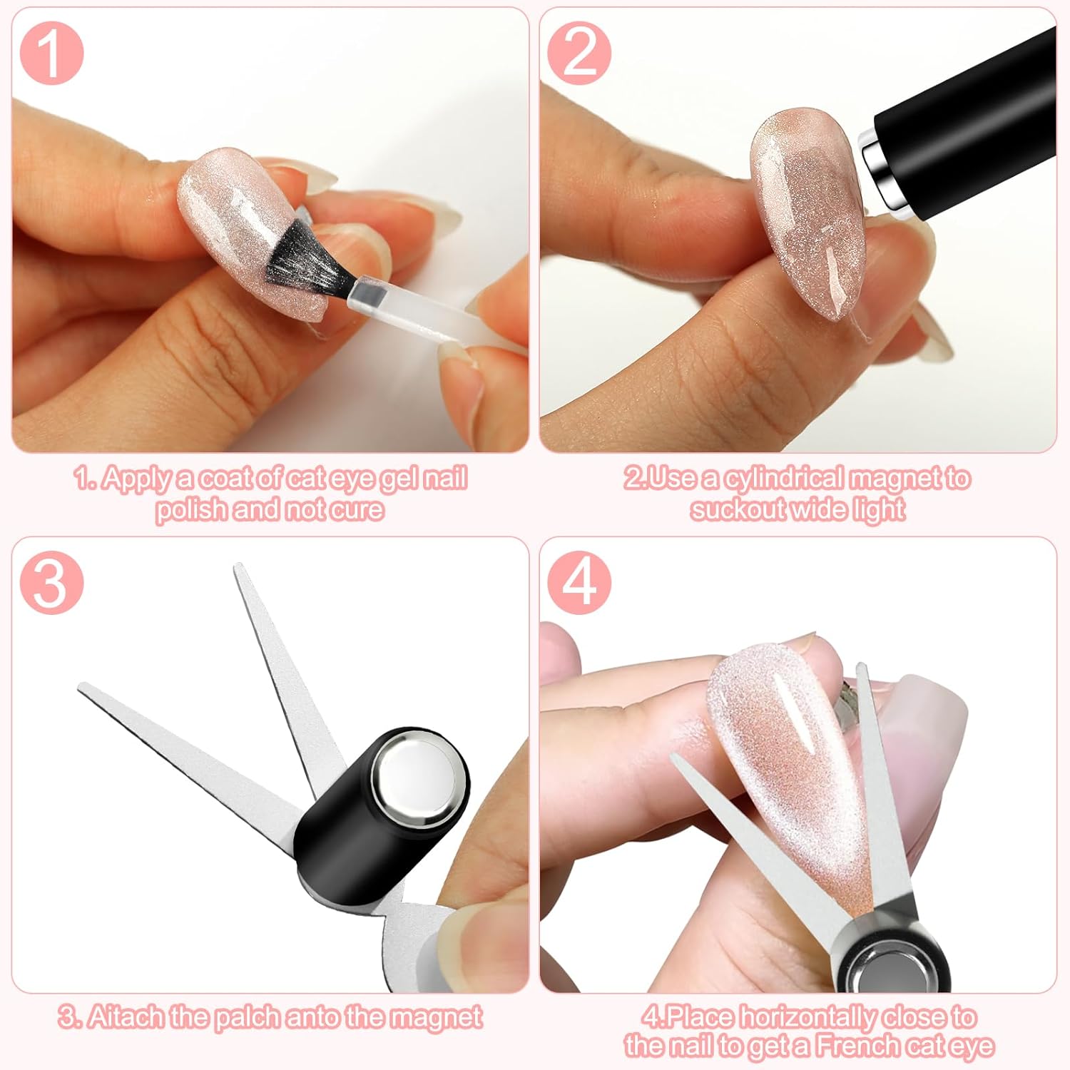 Imán de Uñas de Doble Cabeza c - Nail Art Full Color reseña y precio
