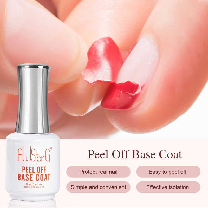 AWStorG-esmalte de uñas de Gel - Peel Off Base Coat reseña y precio