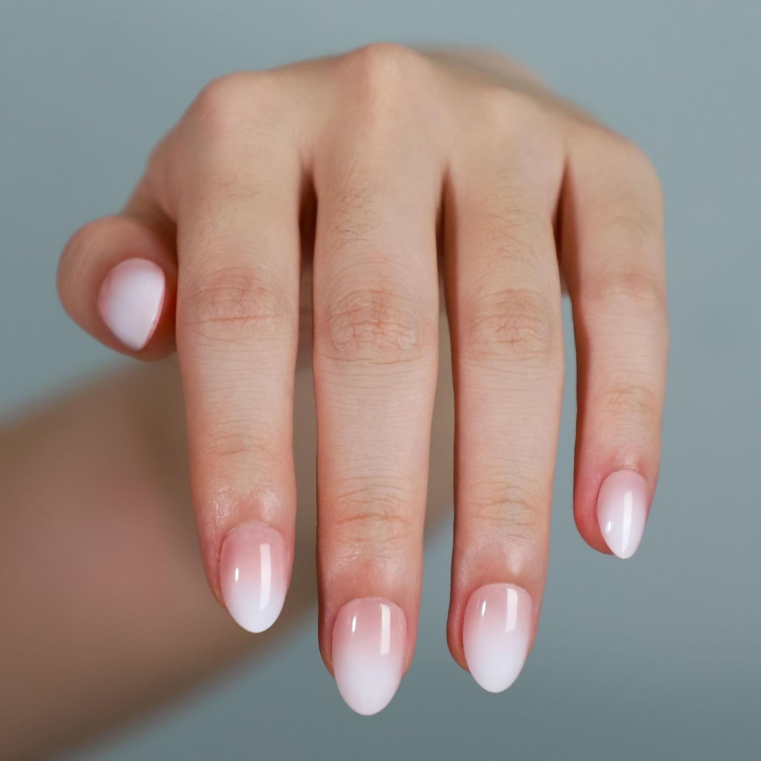 120 Uñas Postizas Ovaladas Med - Nail Art Ombre Pink reseña y precio