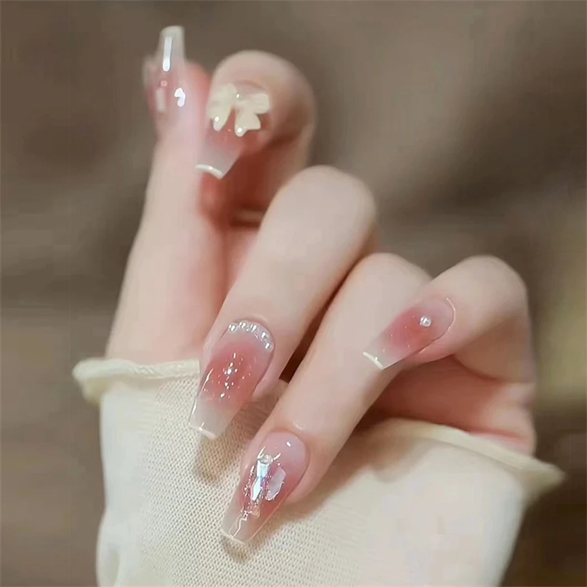 24 unids/set uñas postizas art - Nail Art Love reseña y precio