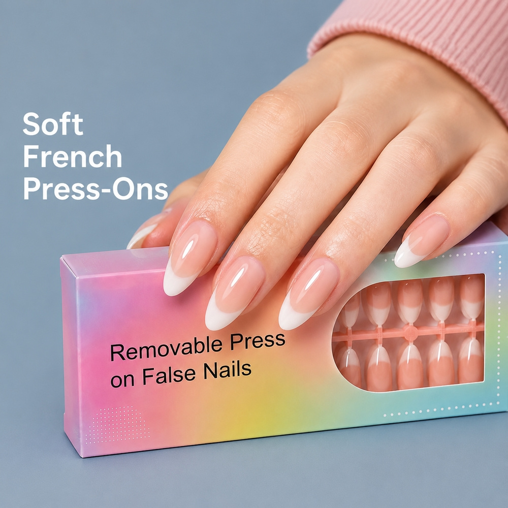 150 Uñas Postizas Francesas Om - Nail Art Ombre Pink reseña y precio