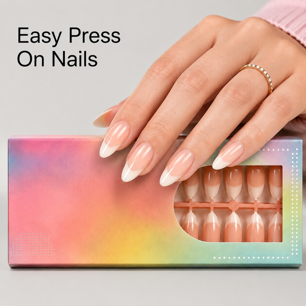 150 Uñas Postizas Francesas Om - Nail Art Ombre Pink reseña y precio