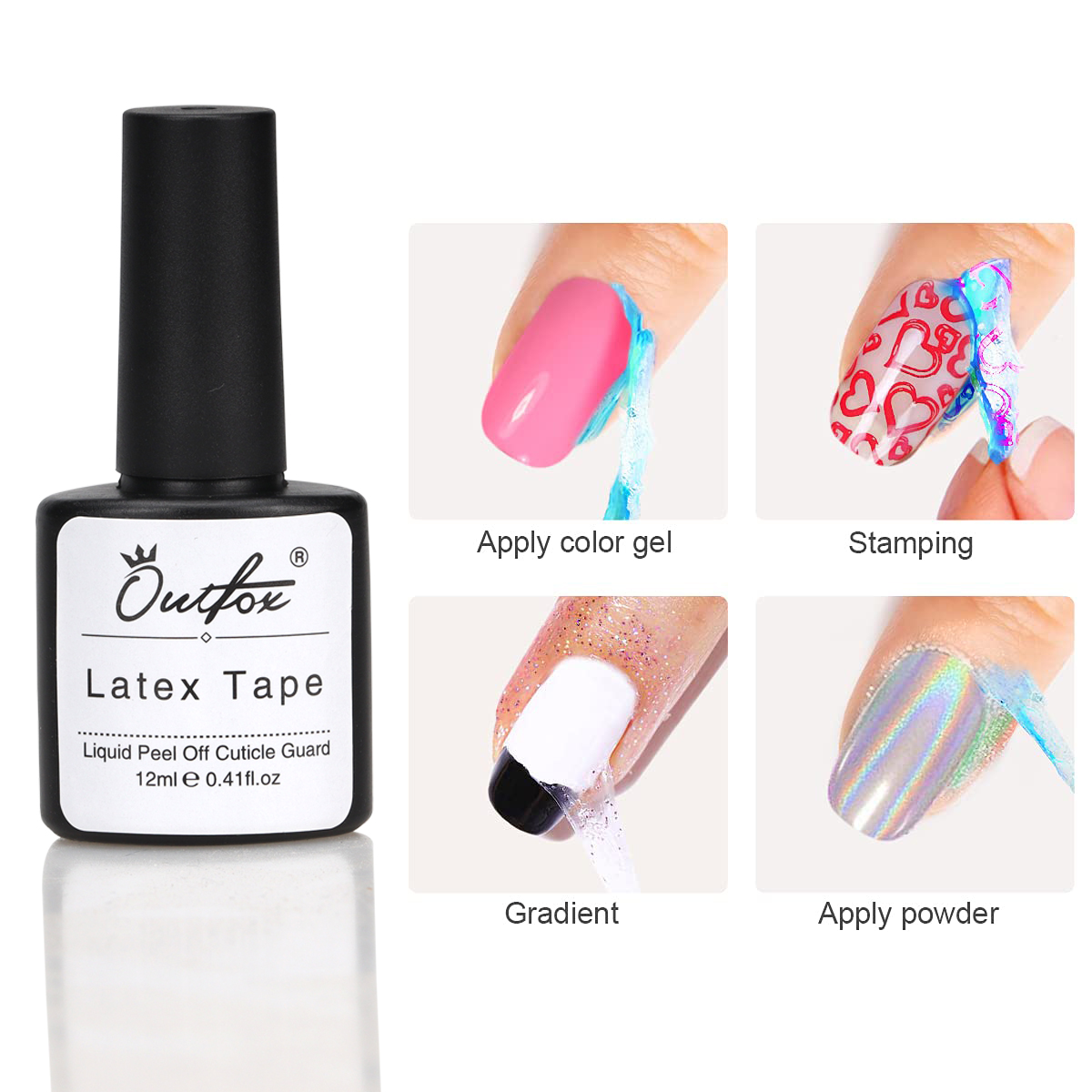 12ML Líquido protector de uñas - Peel Off Base Coat reseña y precio