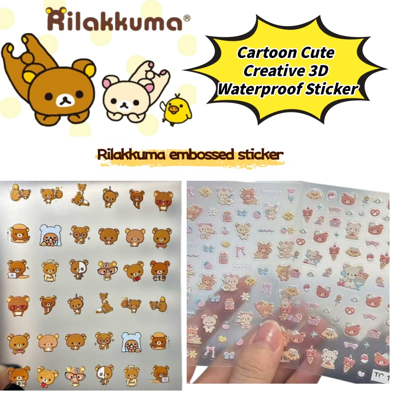 Pegatinas creativas de oso rel - Nail Art Nail Art reseña y precio